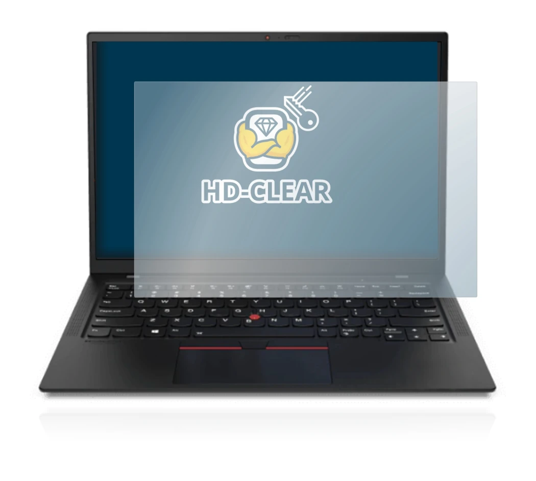 Immagine del dispositivo Lenovo ThinkPad X1 con un'ampia varietà di protezioni per lo schermo.