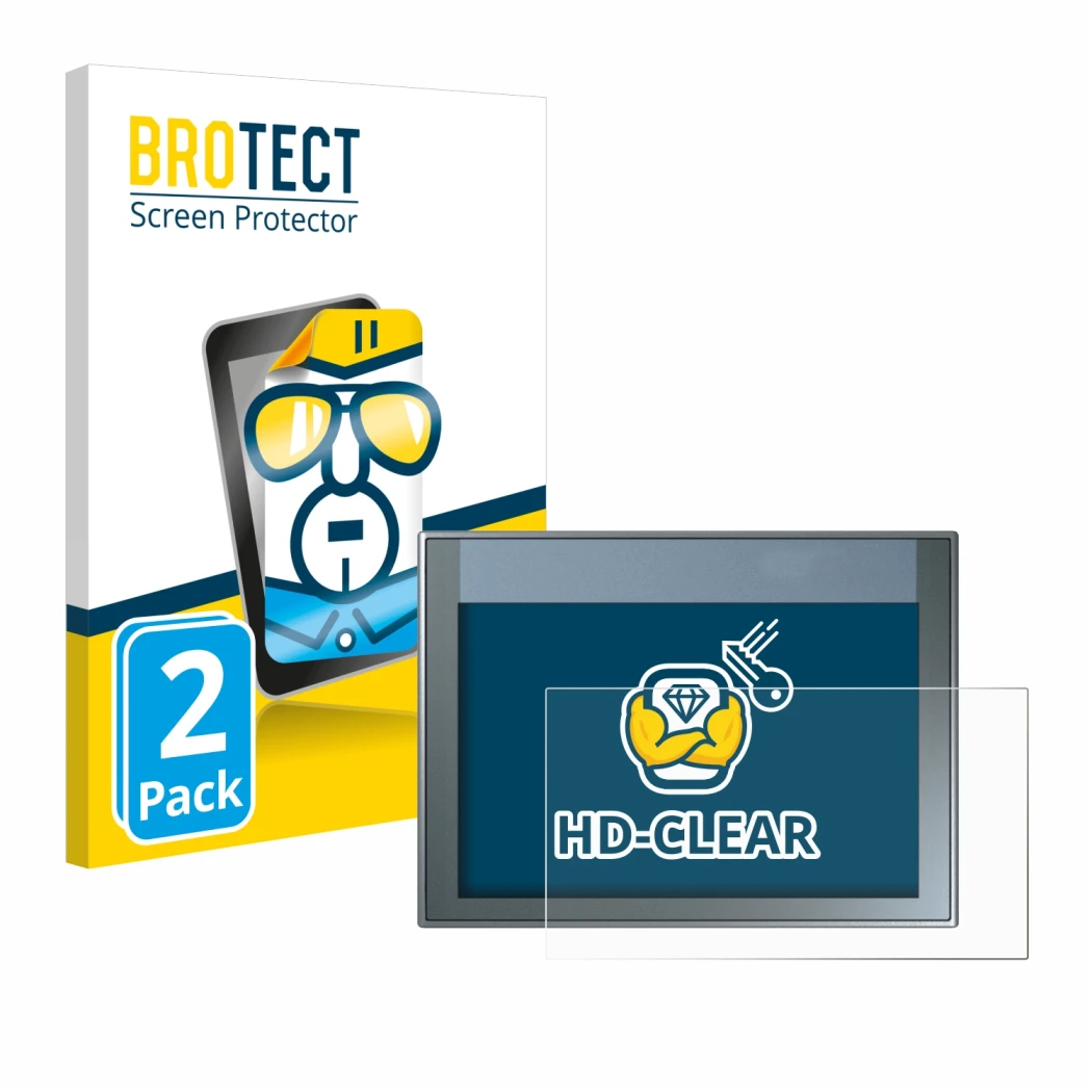 Parte frontale di una confezione del prodotto con il logo del marchio BROTECT. Accanto è raffigurato il dispositivo Siemens Si