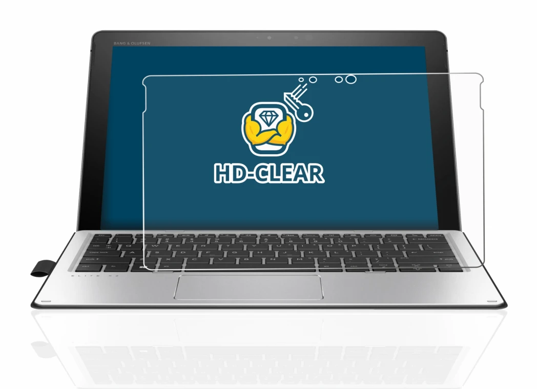 Immagine del dispositivo HP Elite x2 1012 G2 con un'ampia varietà di protezioni per lo schermo.