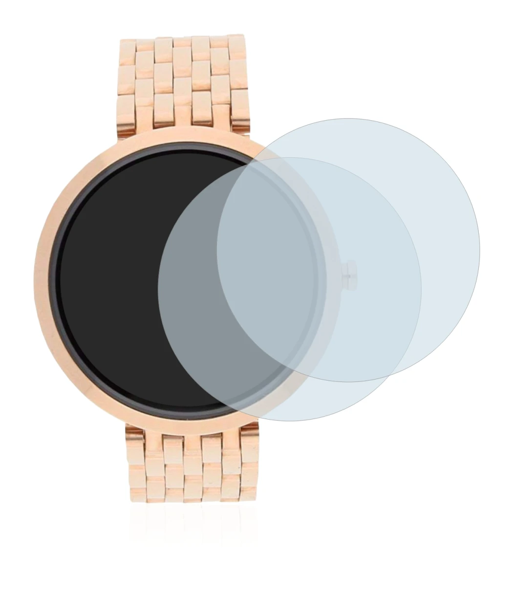 Immagine del dispositivo Xlyne X-Watch Siona XW Fit con un'ampia varietà di protezioni per lo schermo.