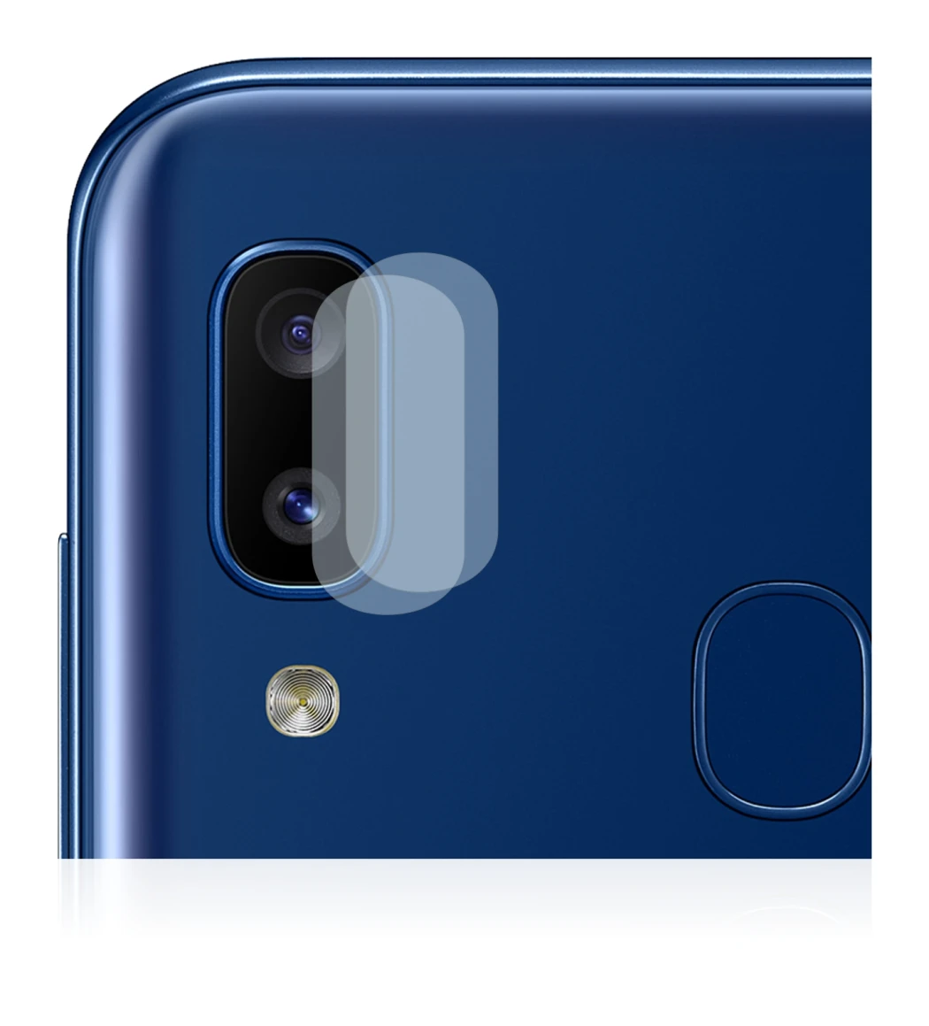 Immagine del dispositivo Samsung Galaxy A20e (SOLO Fotocamera) con un'ampia varietà di protezioni per lo schermo.