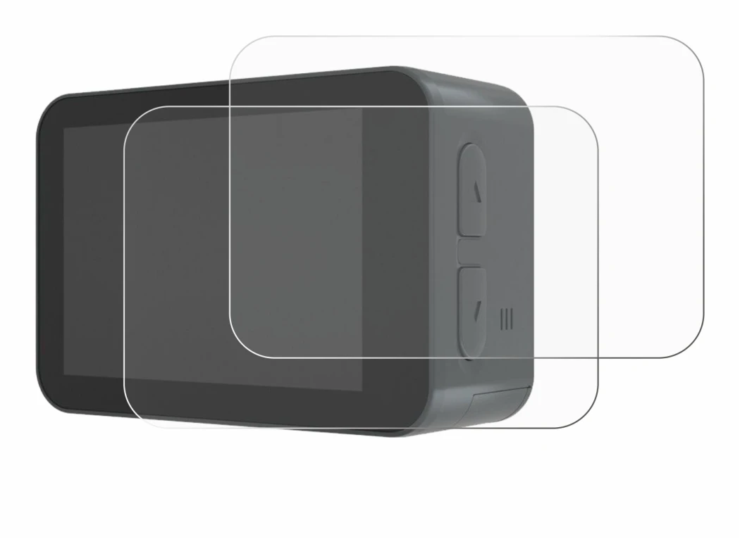 Immagine del dispositivo Akaso V50X con un'ampia varietà di protezioni per lo schermo.