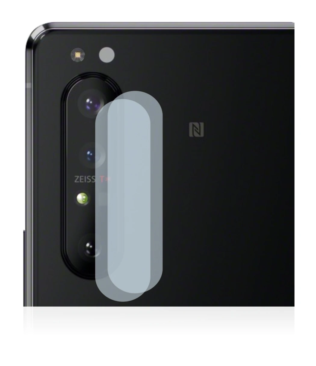 Immagine del dispositivo Sony Xperia 1 II (SOLO Fotocamera) con un'ampia varietà di protezioni per lo schermo.