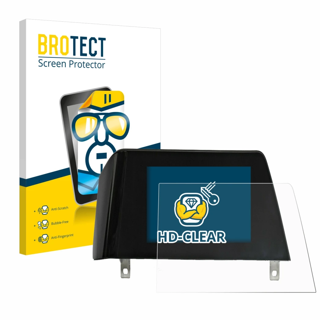 Parte frontale di una confezione del prodotto con il logo del marchio BROTECT. Accanto è raffigurato il dispositivo BMW 3 G21