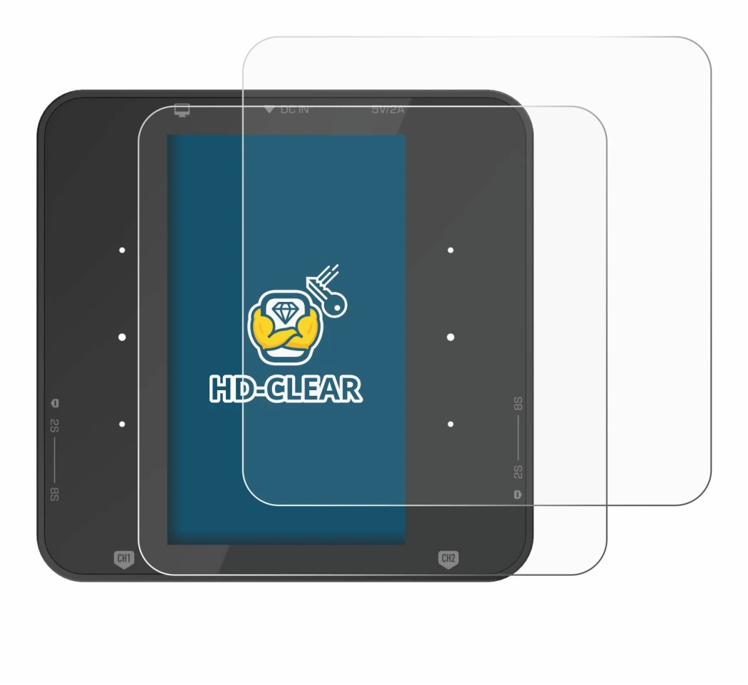 Immagine del dispositivo ISDT P30 con un'ampia varietà di protezioni per lo schermo.