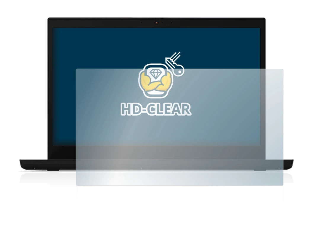 Immagine del dispositivo Lenovo ThinkPad L15 con un'ampia varietà di protezioni per lo schermo.