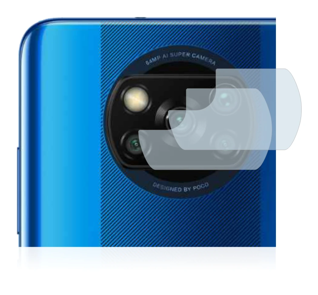 Immagine del dispositivo Xiaomi Poco X3 Pro (SOLO Fotocamera) con un'ampia varietà di protezioni per lo schermo.