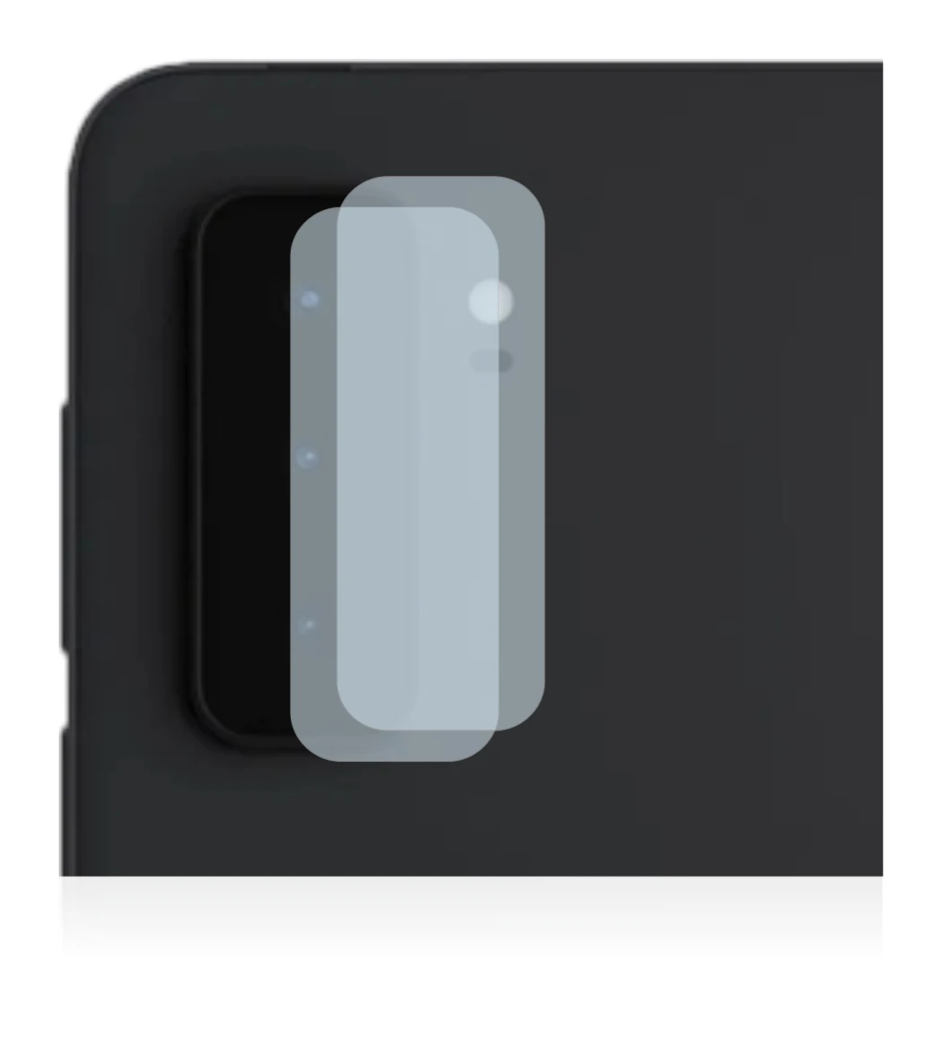 Immagine del dispositivo Microsoft Surface Duo 2 (SOLO Fotocamera) con un'ampia varietà di protezioni per lo schermo.