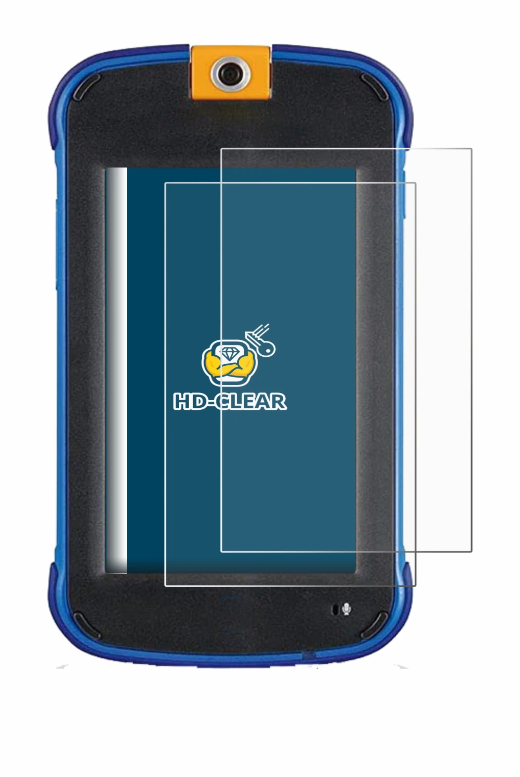 Immagine del dispositivo Vtech Kidicom Max 3.0 con un'ampia varietà di protezioni per lo schermo.