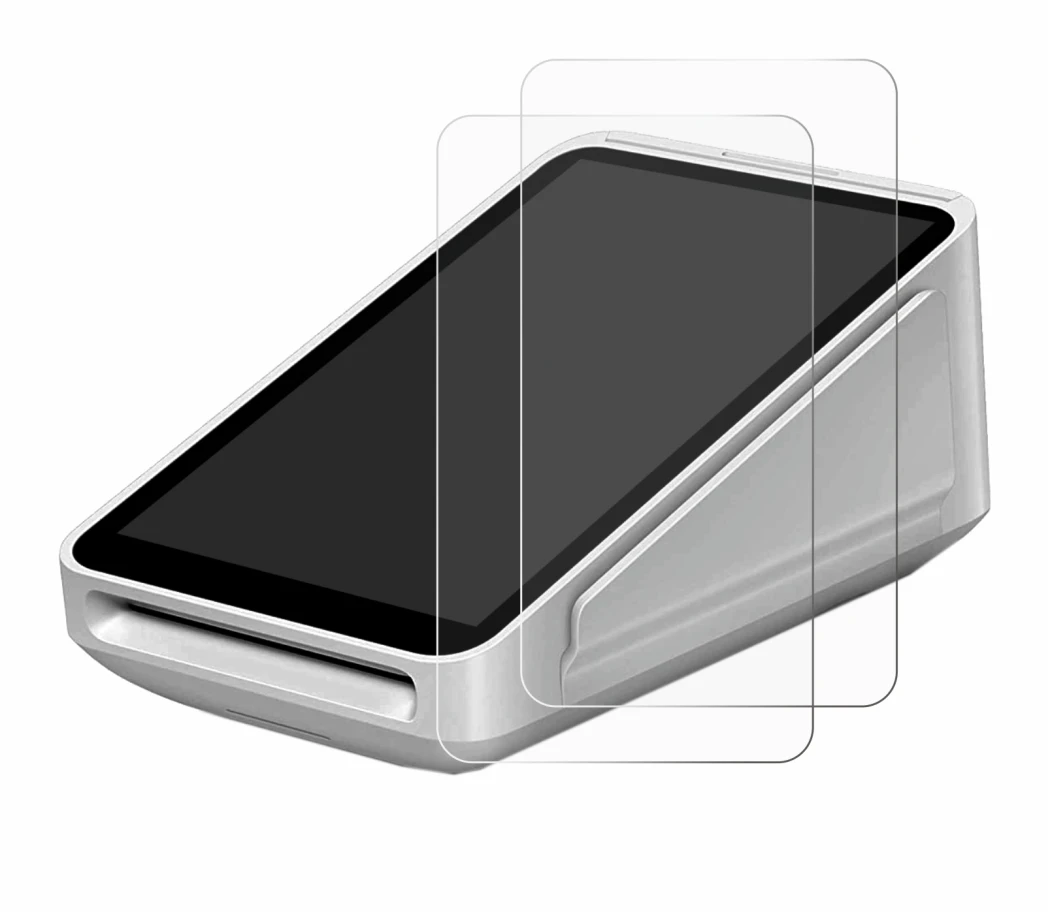 Immagine del dispositivo Square Terminal con un'ampia varietà di protezioni per lo schermo.
