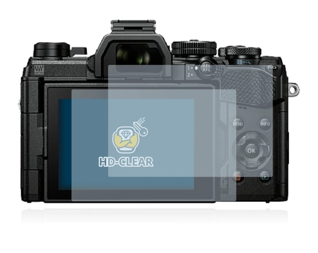 Immagine del dispositivo Olympus OM System OM-5 con un'ampia varietà di protezioni per lo schermo.