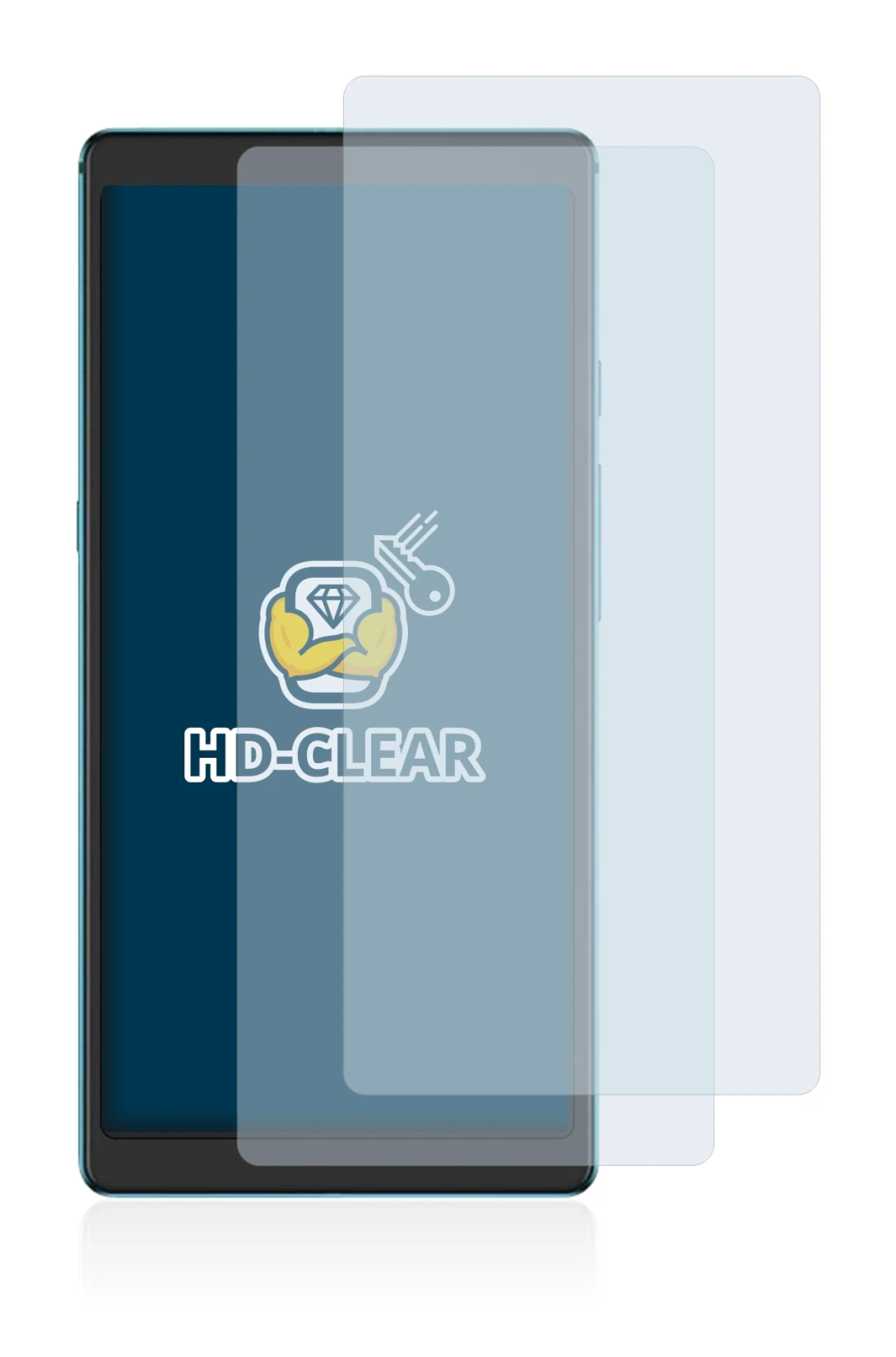 Immagine del dispositivo Hisense Touch Lite con un'ampia varietà di protezioni per lo schermo.