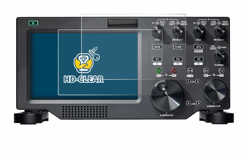 Immagine del dispositivo FlexRadio Maestro FLEX-6000 con un'ampia varietà di protezioni per lo schermo.