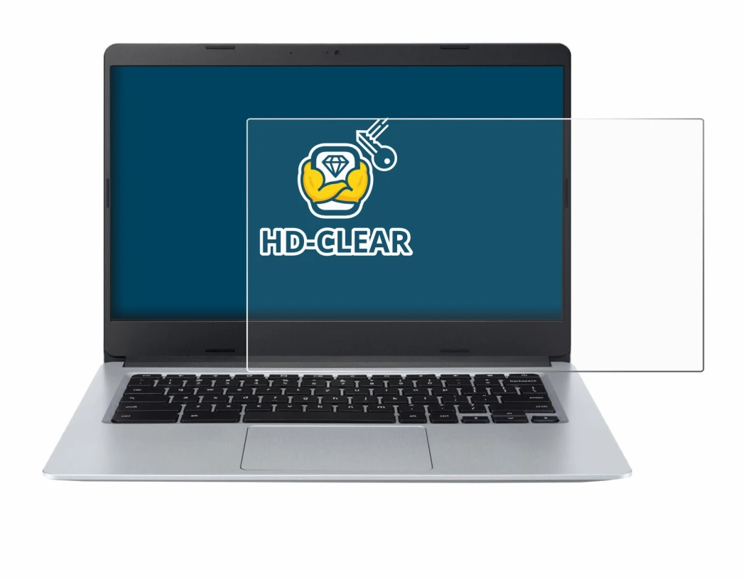 Immagine del dispositivo Acer Chromebook Spin 314 CB314-2HT con un'ampia varietà di protezioni per lo schermo.