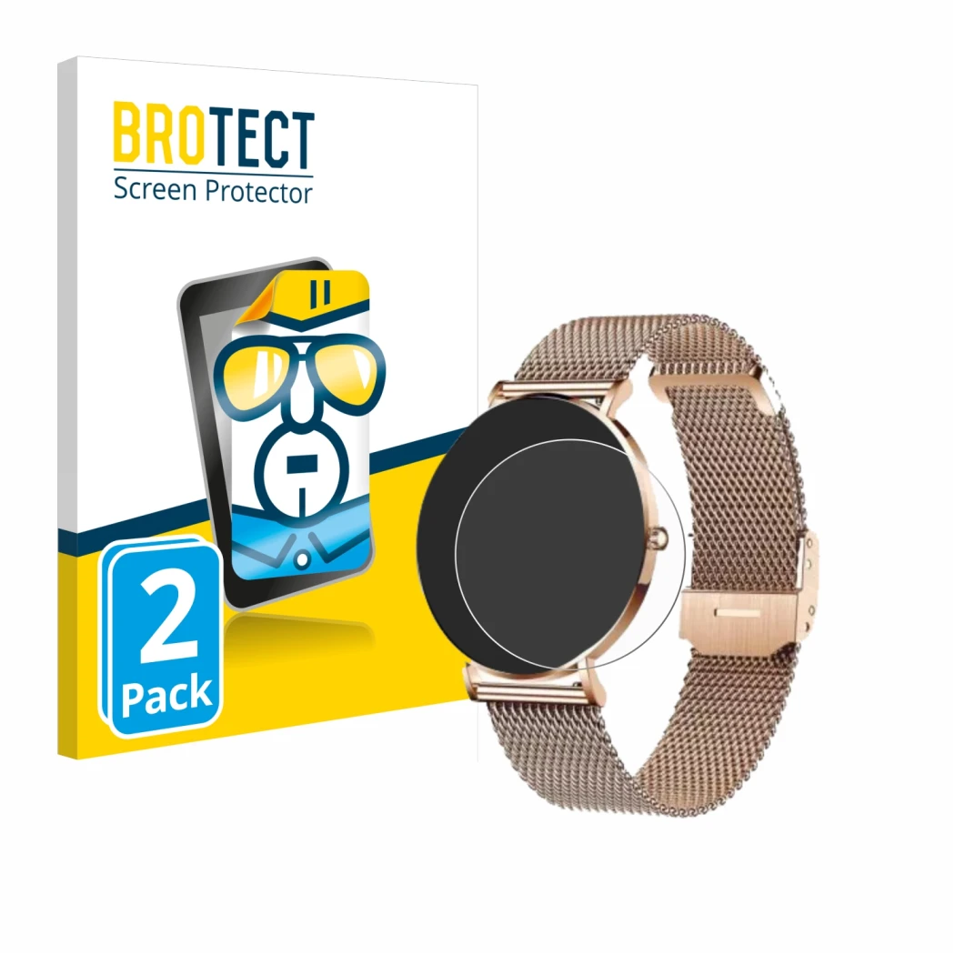 Parte frontale di una confezione del prodotto con il logo del marchio BROTECT. Accanto è raffigurato il dispositivo Xcoast X-W