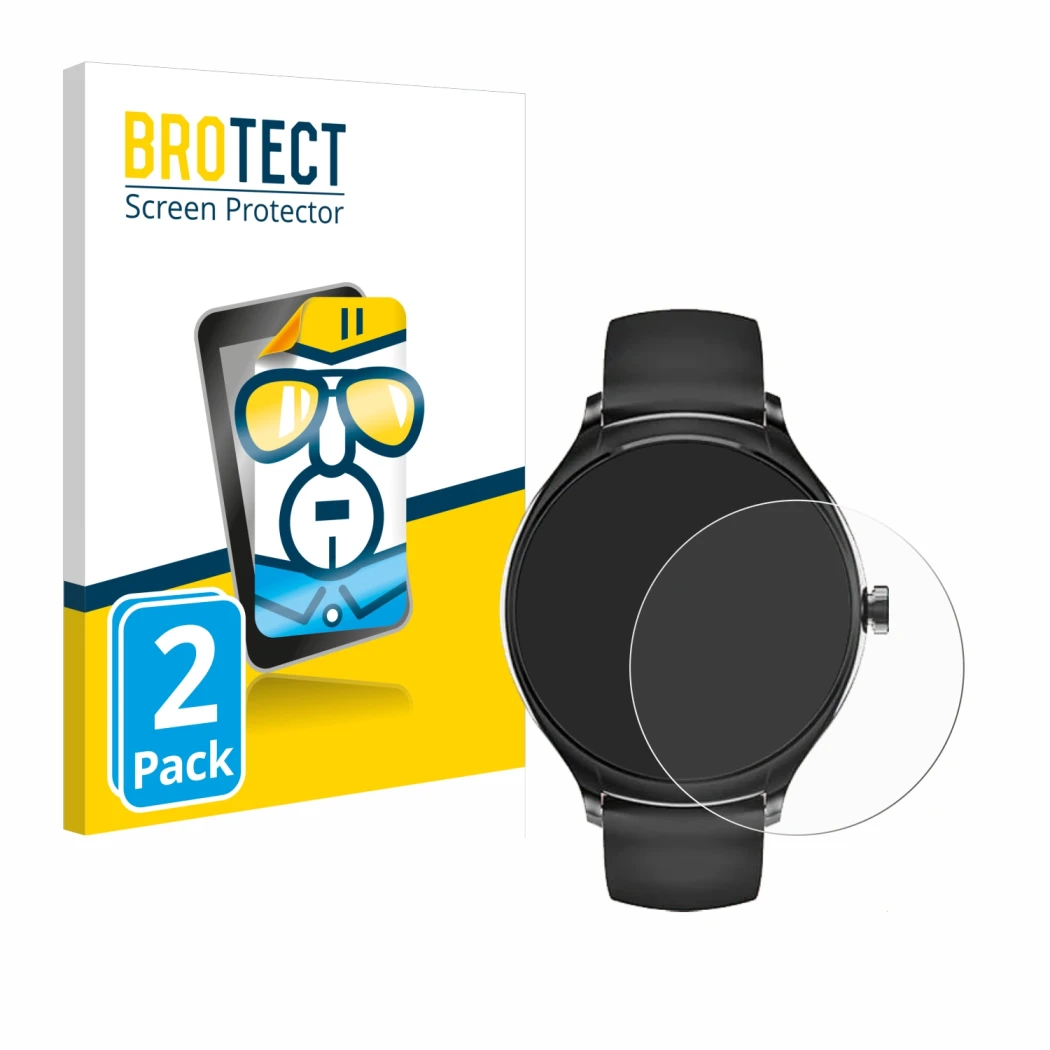 Parte frontale di una confezione del prodotto con il logo del marchio BROTECT. Accanto è raffigurato il dispositivo Pireware H
