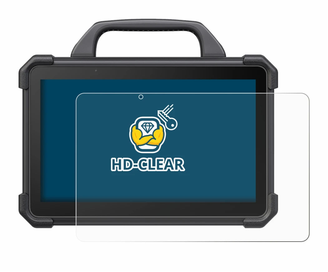Immagine del dispositivo Launch X-431 Tab VII (Tab 7) Elite con un'ampia varietà di protezioni per lo schermo.