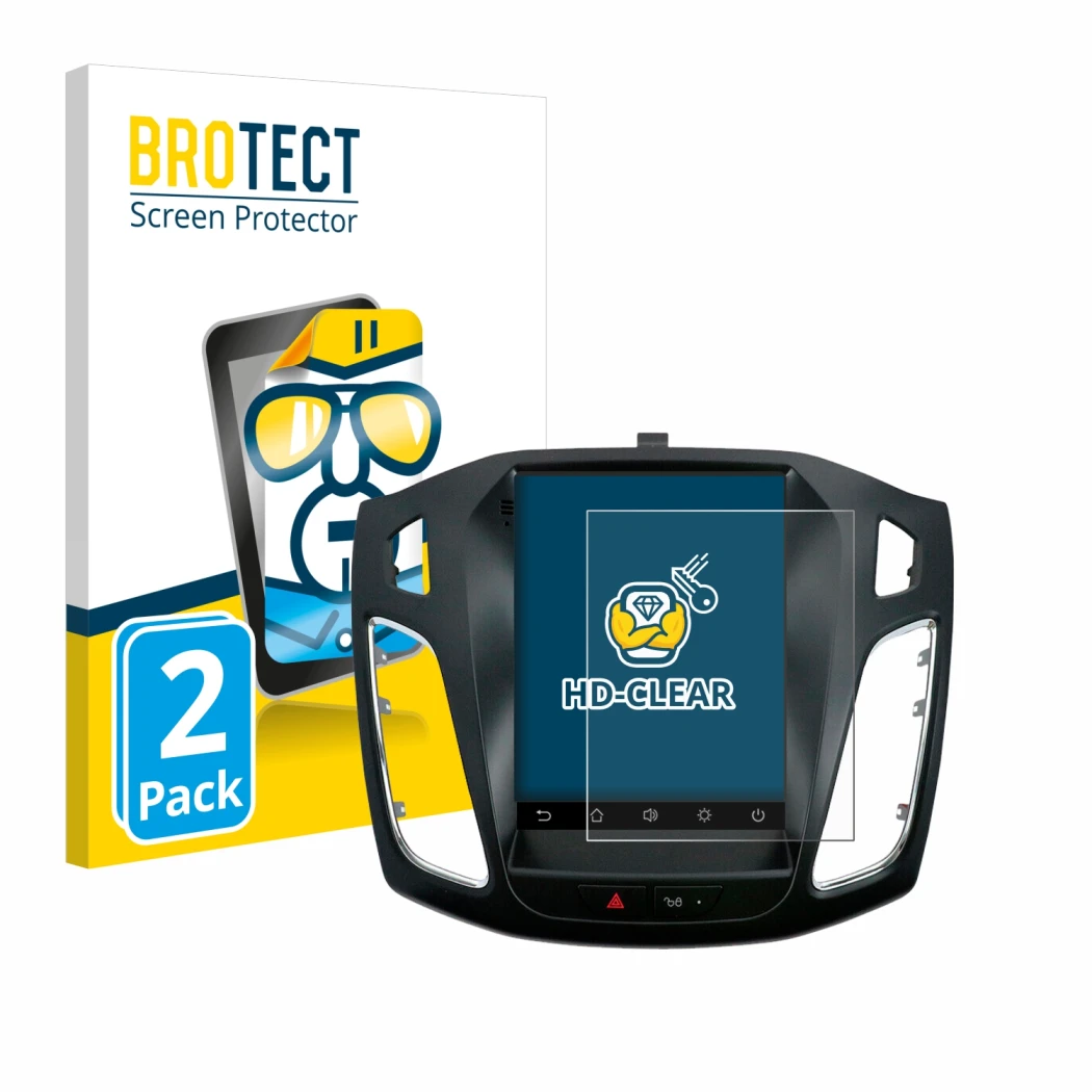 Parte frontale di una confezione del prodotto con il logo del marchio BROTECT. Accanto è raffigurato il dispositivo Isudar For