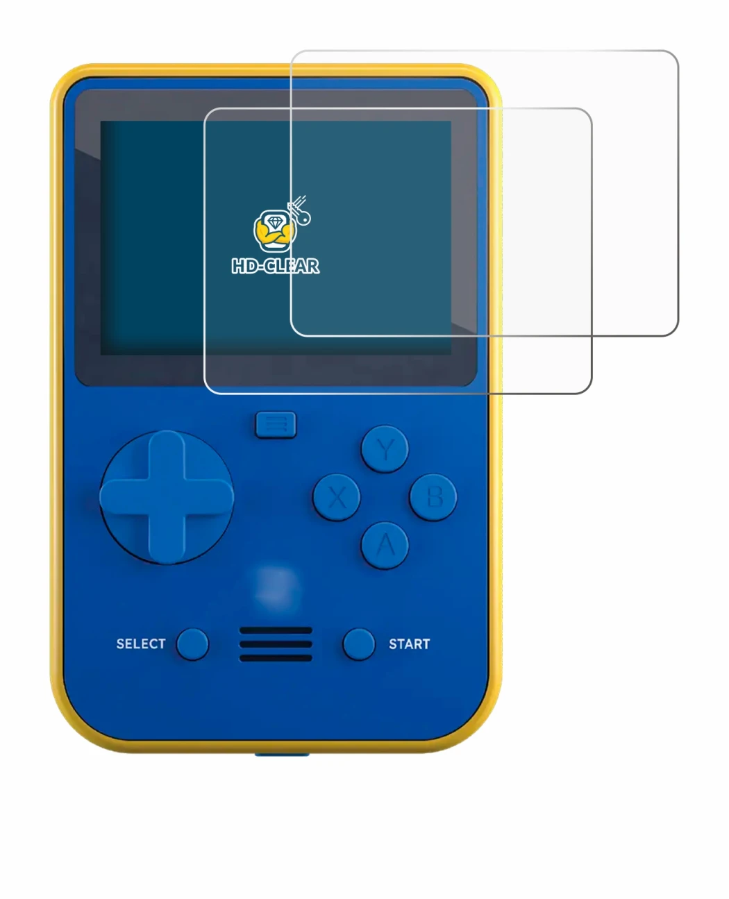 Immagine del dispositivo Blaze Super Pocket con un'ampia varietà di protezioni per lo schermo.