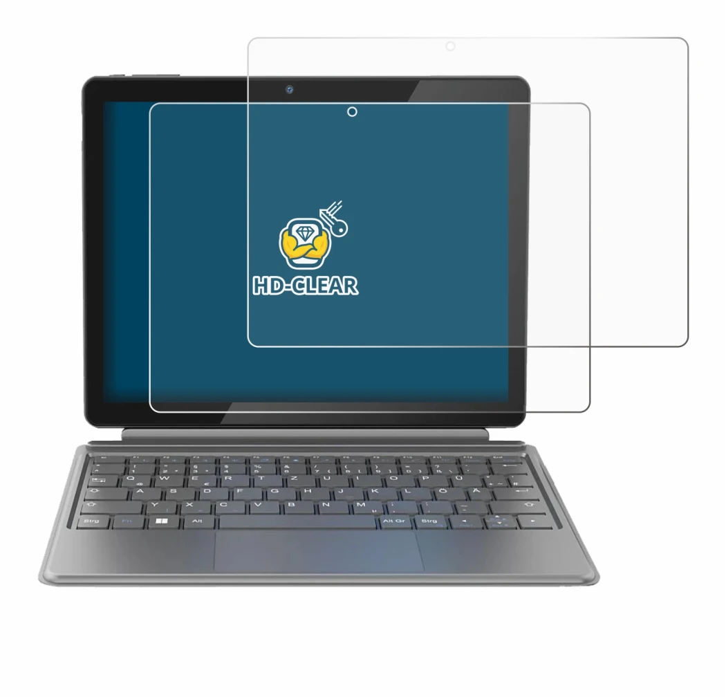Immagine del dispositivo Alldocube iWork 20 Pro con un'ampia varietà di protezioni per lo schermo.