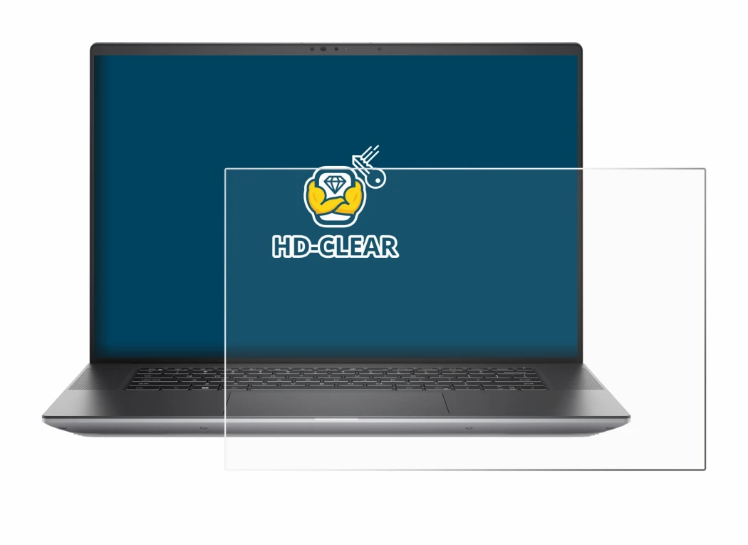Immagine del dispositivo Dell Precision 5680 Workstation con un'ampia varietà di protezioni per lo schermo.