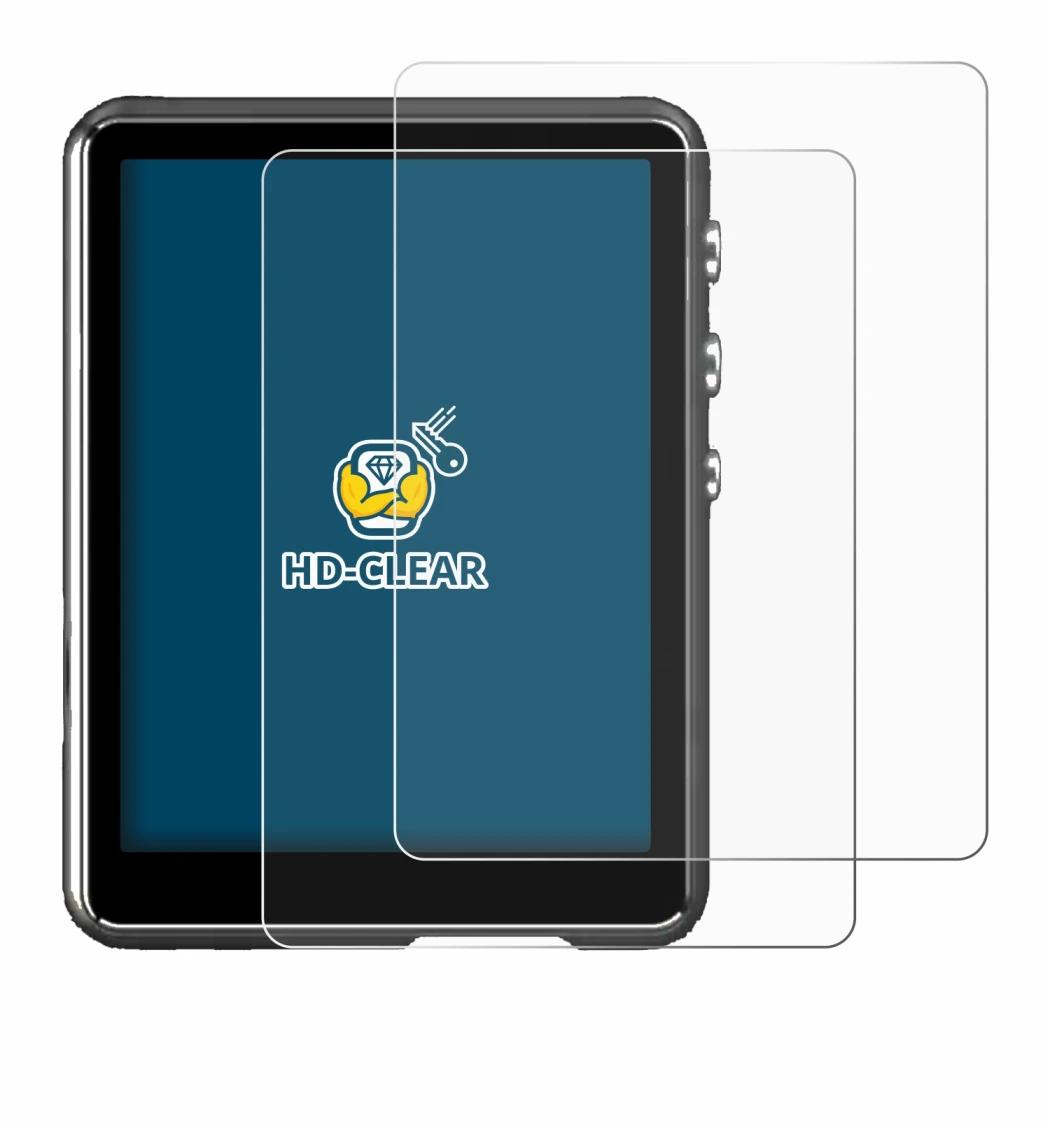 Immagine del dispositivo Mechen M3 con un'ampia varietà di protezioni per lo schermo.