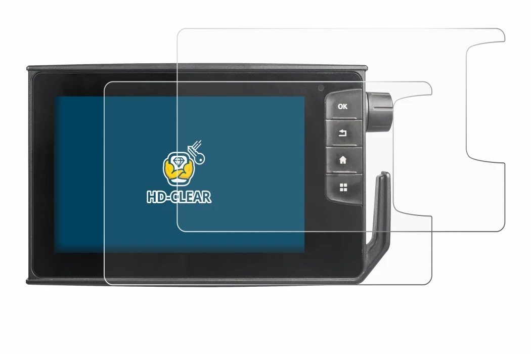 Immagine del dispositivo Valtra SmartTouch Terminal con un'ampia varietà di protezioni per lo schermo.