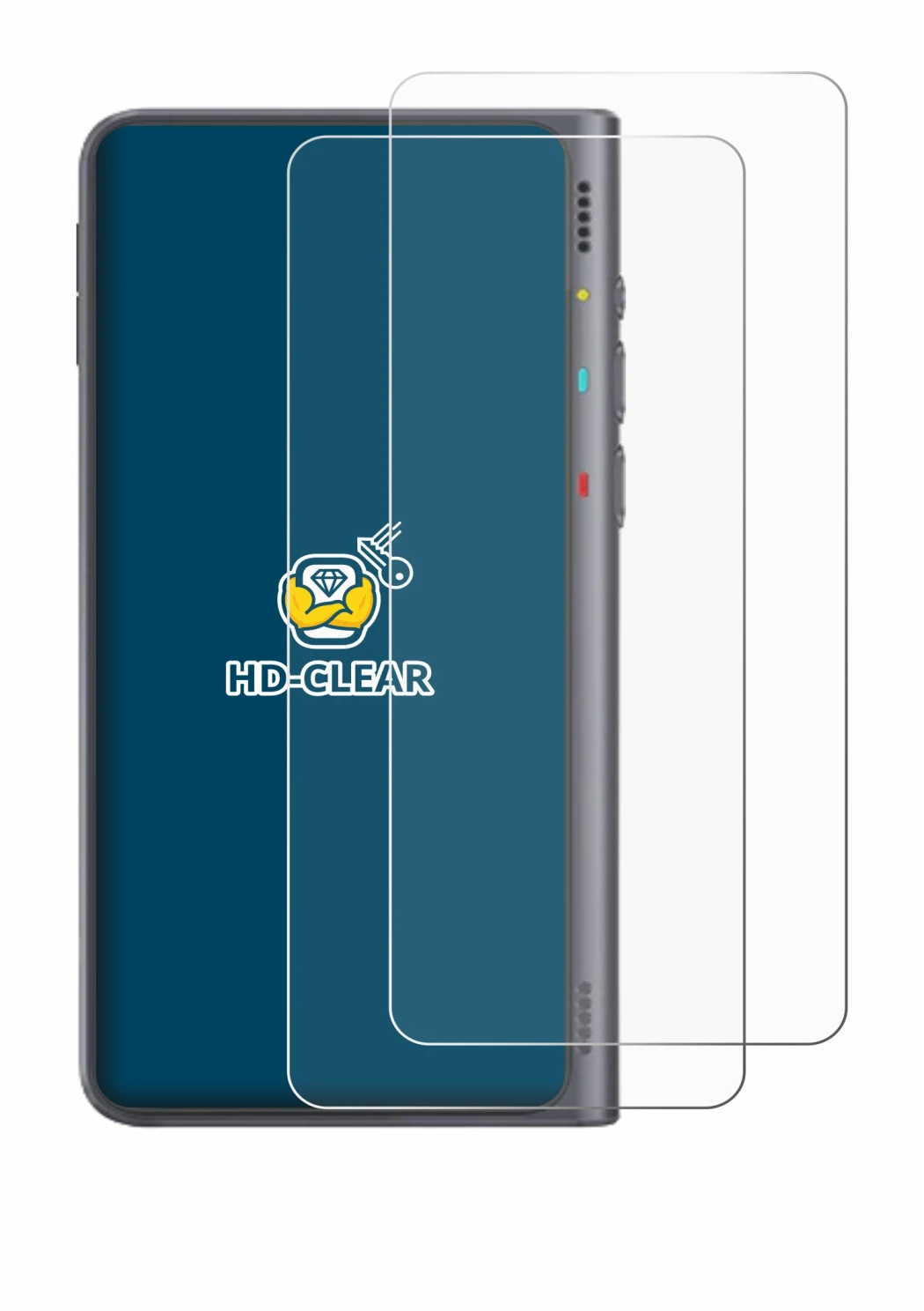 Immagine del dispositivo Timekettle Fluentalk T1 con un'ampia varietà di protezioni per lo schermo.