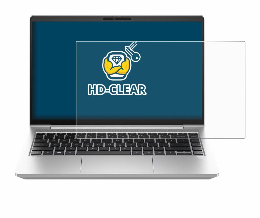 Immagine del dispositivo HP ProBook 440 G10 con un'ampia varietà di protezioni per lo schermo.