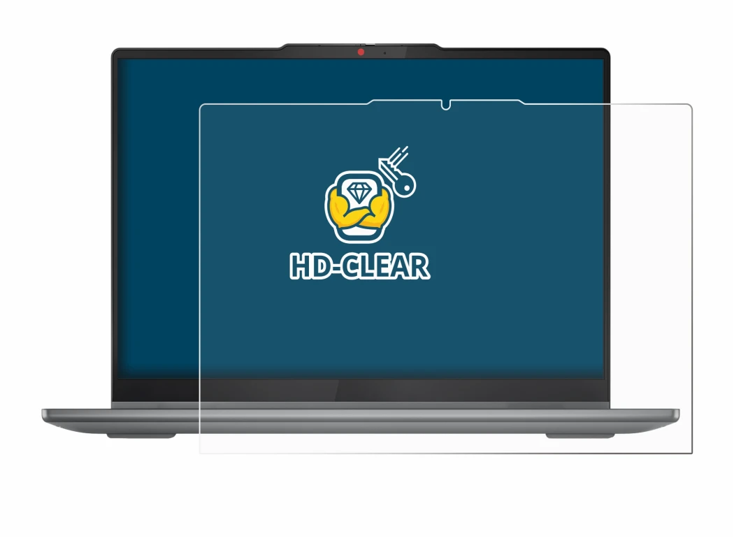 Immagine del dispositivo Lenovo IdeaPad 5 2-in-1 14AHP9 con un'ampia varietà di protezioni per lo schermo.