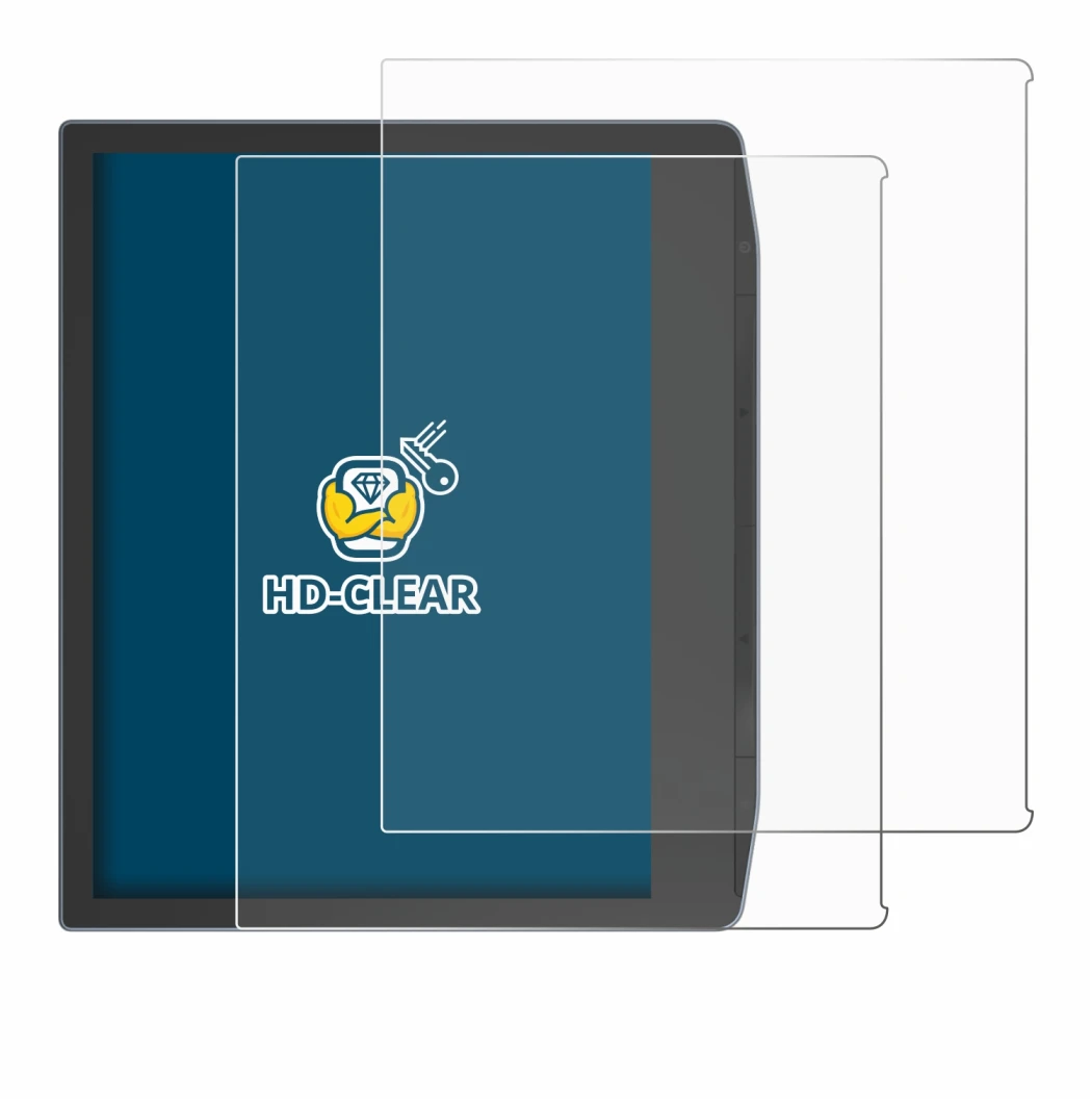 Immagine del dispositivo PocketBook Era Color con un'ampia varietà di protezioni per lo schermo.