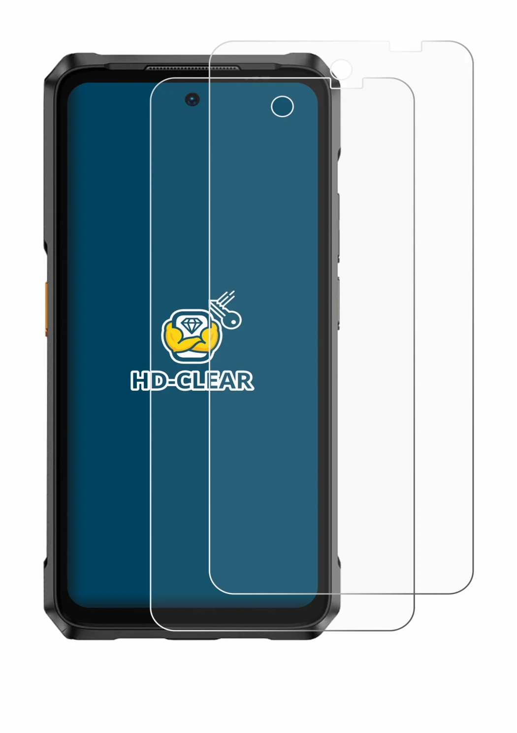 Immagine del dispositivo Ulefone Armor 26 Ultra con un'ampia varietà di protezioni per lo schermo.