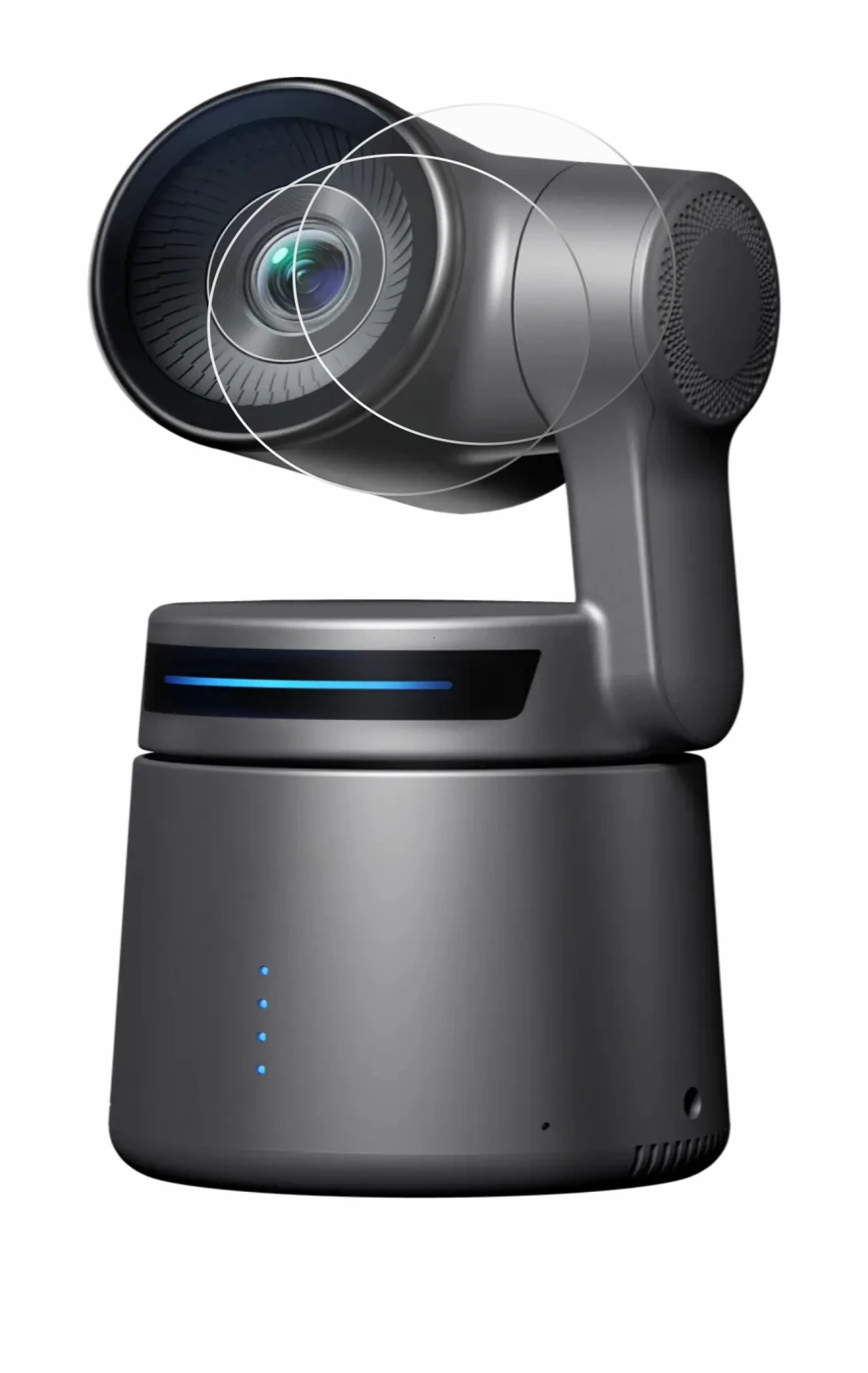 Immagine del dispositivo OBSBOT Tail Air con un'ampia varietà di protezioni per lo schermo.