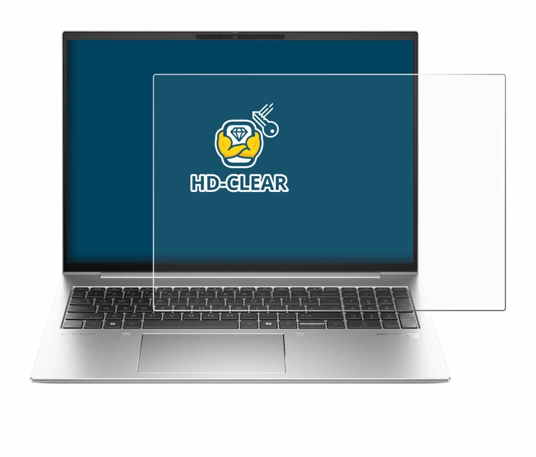 Immagine del dispositivo HP EliteBook 840 G11 con un'ampia varietà di protezioni per lo schermo.