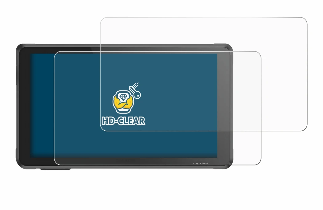 Immagine del dispositivo Interphone RideSync Sync55 con un'ampia varietà di protezioni per lo schermo.