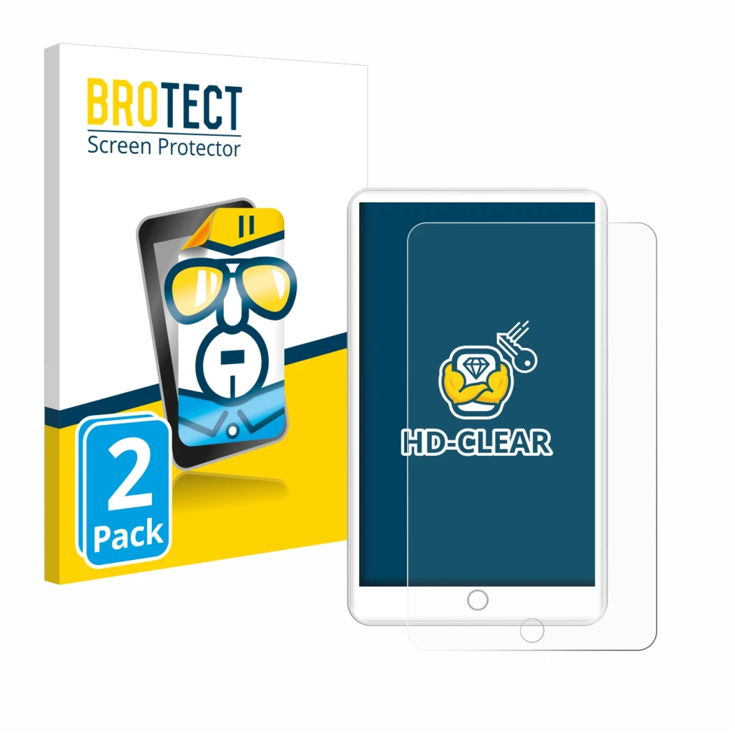 Parte frontale di una confezione del prodotto con il logo del marchio BROTECT. Accanto è raffigurato il dispositivo Mechen H1 