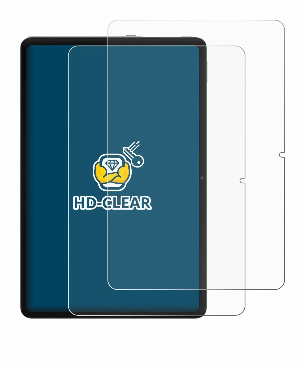 Immagine del dispositivo Xiaomi Redmi Pad Pro 5G con un'ampia varietà di protezioni per lo schermo.