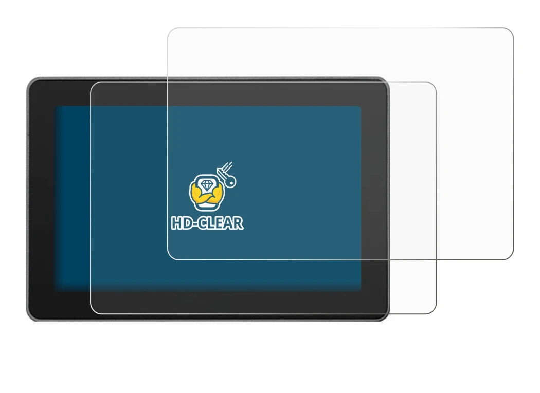Immagine del dispositivo SmallHD Indie 5 con un'ampia varietà di protezioni per lo schermo.