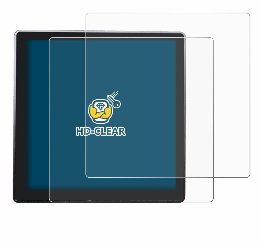 Immagine del dispositivo Shelly Wall Display con un'ampia varietà di protezioni per lo schermo.
