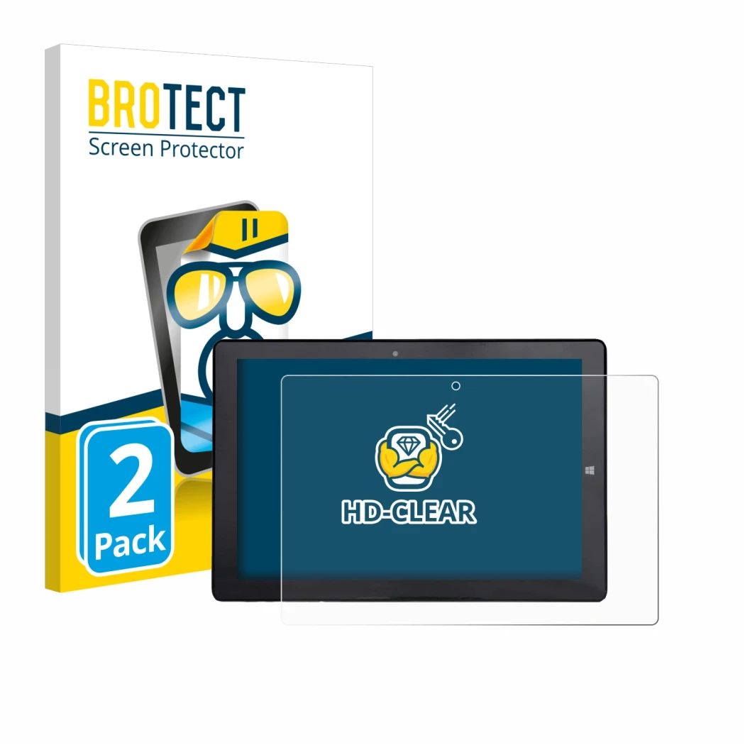 Parte frontale di una confezione del prodotto con il logo del marchio BROTECT. Accanto è raffigurato il dispositivo Awow AiBoo