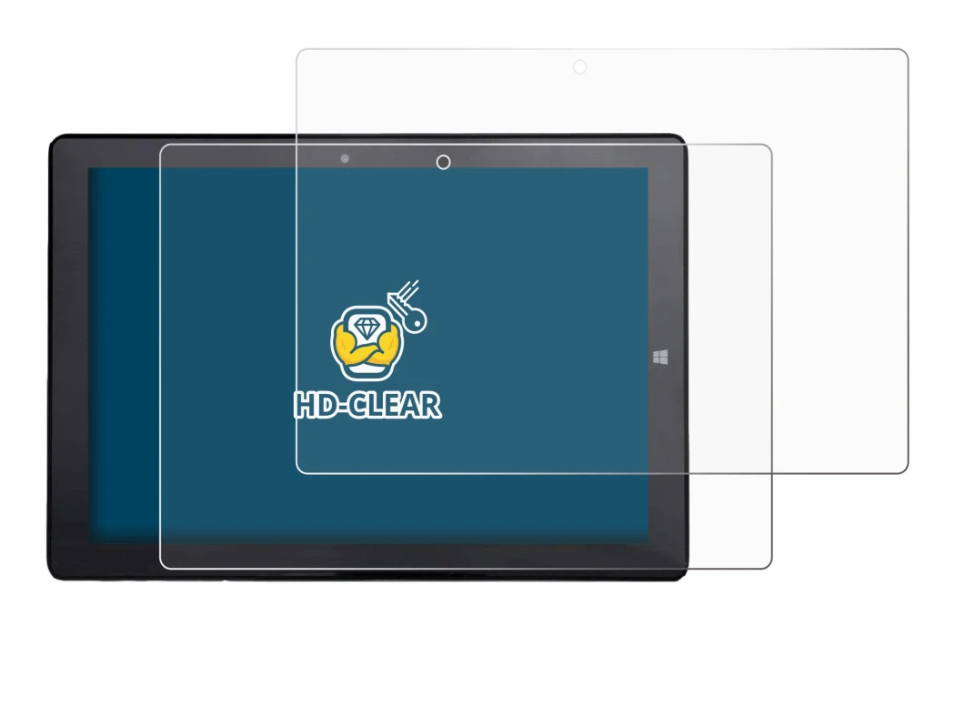 Immagine del dispositivo Awow AiBook 10 con un'ampia varietà di protezioni per lo schermo.