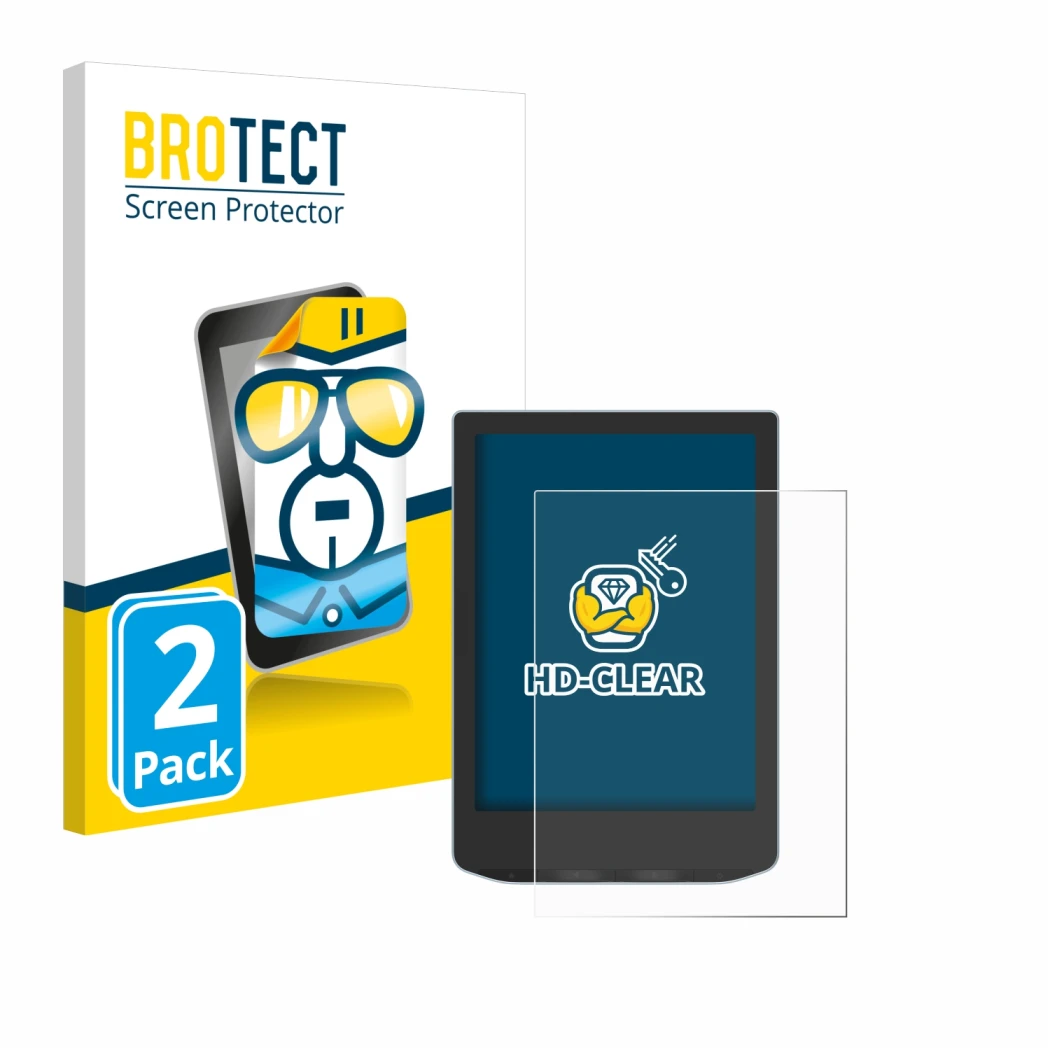 Parte frontale di una confezione del prodotto con il logo del marchio BROTECT. Accanto è raffigurato il dispositivo Vivlio Lig