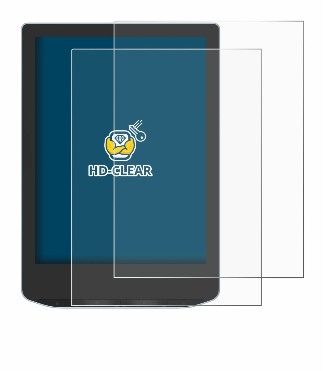 Immagine del dispositivo Vivlio Light HD Color con un'ampia varietà di protezioni per lo schermo.