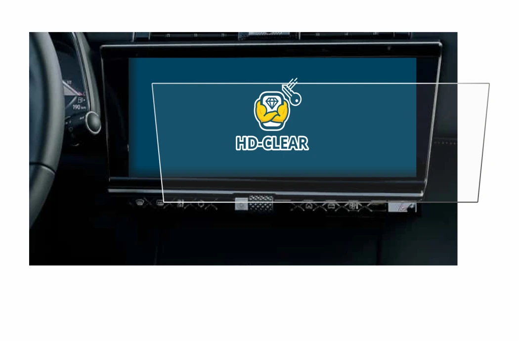Immagine del dispositivo DS 7 Facelift (2024) con un'ampia varietà di protezioni per lo schermo.