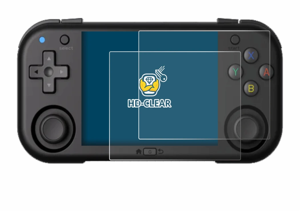 Immagine del dispositivo Magicx Mini Zero 28 con un'ampia varietà di protezioni per lo schermo.