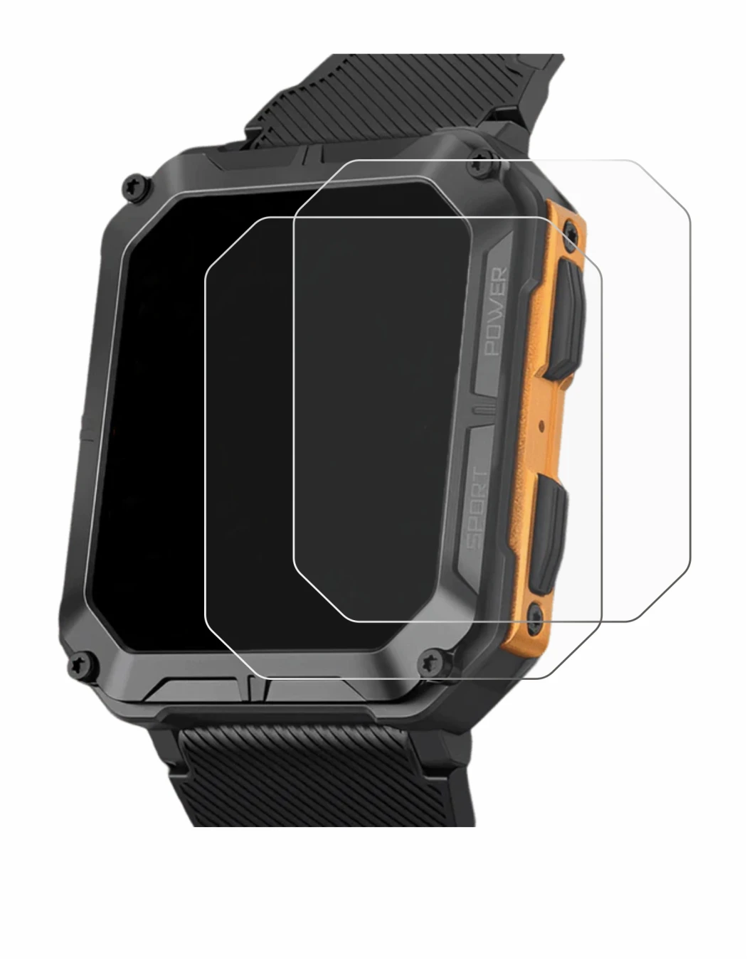 Immagine del dispositivo Stahlgear Thor con un'ampia varietà di protezioni per lo schermo.