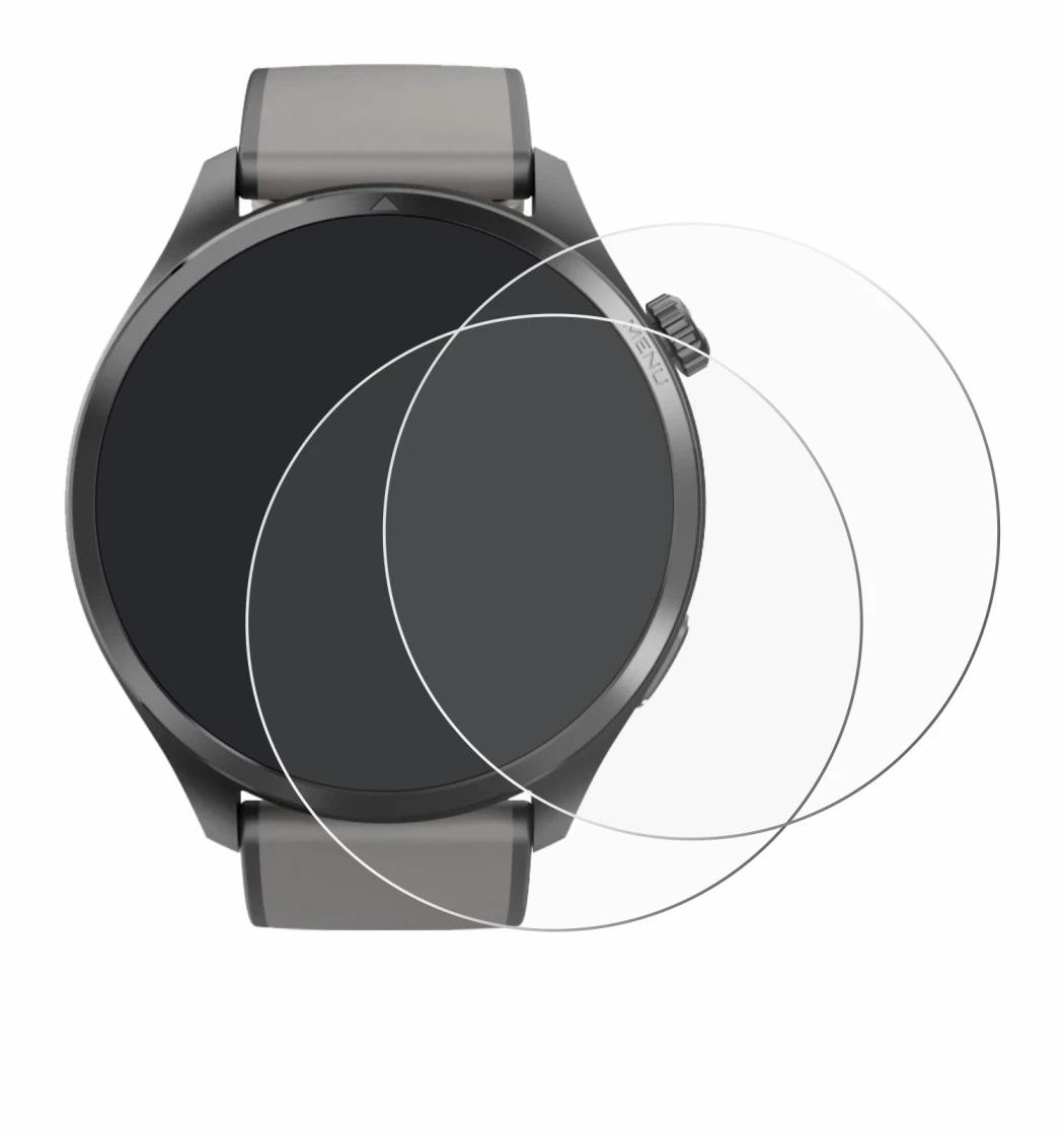 Immagine del dispositivo Hama Smartwatch 9000 con un'ampia varietà di protezioni per lo schermo.