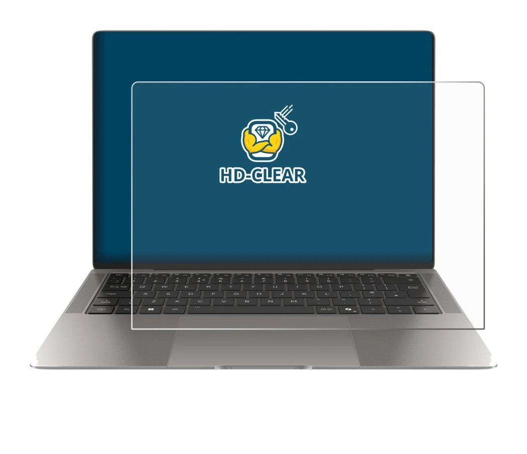 Immagine del dispositivo Honor MagicBook Art 14 con un'ampia varietà di protezioni per lo schermo.