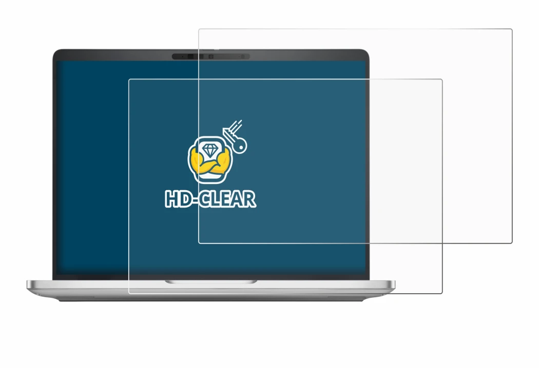 Immagine del dispositivo Dell Pro 13 Plus Laptop con un'ampia varietà di protezioni per lo schermo.