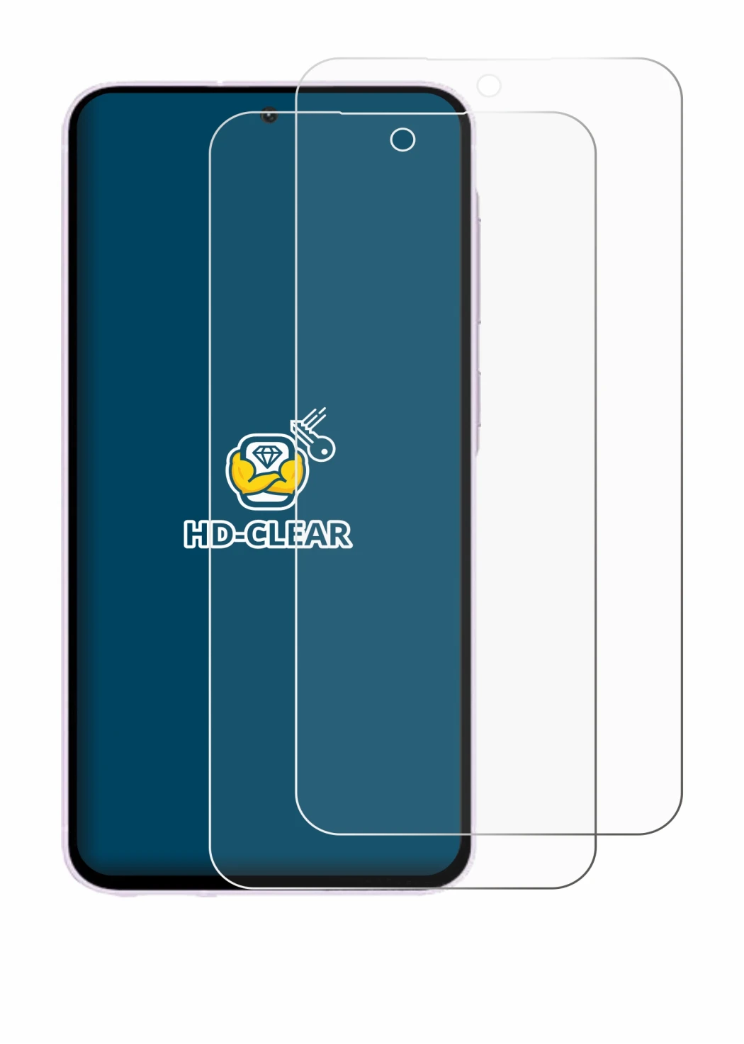 Immagine del dispositivo Samsung Galaxy A56 5G Enterprise Edition con un'ampia varietà di protezioni per lo schermo.